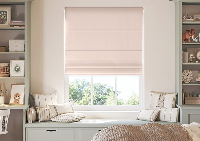 Saltaire, Rose Quartz - Twist&Fit Roman Blind - Image 3